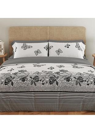 Постельное белье семейное теп soft dreams black butterfly 2-03860-25997 150х215х2 см