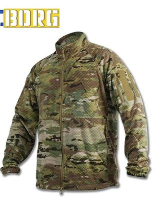 Флисовая кофта militex windblock tactical multicam mod. 6
