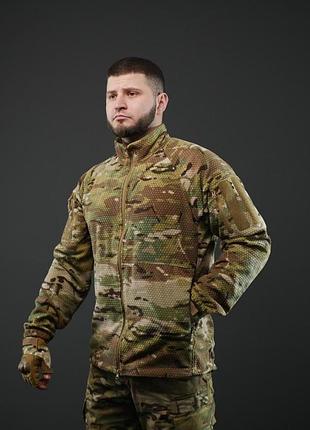 Флисовая кофта militex windblock tactical multicam mod. 6 5