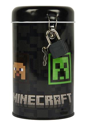 Скарбничка кругла yes minecraft heroes 708577 13х7.6 см