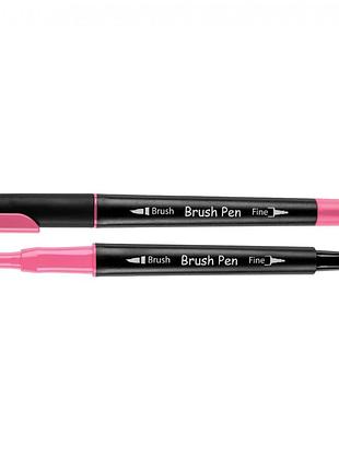 Маркер акварельний santi brush sw-11 391011 рожевий