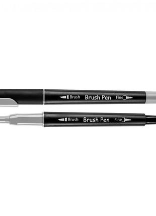 Маркер акварельний santi brush sw-26 391026 світло-сірий