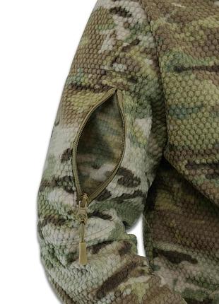 Флисовая кофта militex windblock tactical multicam mod. 5 8