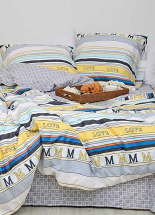 Постельное белье евро viluta сатин twill 535-e 220х200 см
