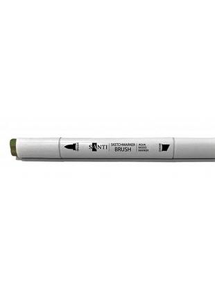Маркер двусторонний акварельный santi sketch sm-61 390727 аквамарин