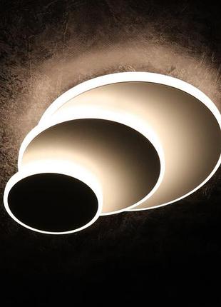 Сучасний креативний світильник стельовий led для кухні ванної офісу 25472 білий 7х25х40 см.