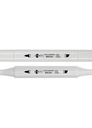 Маркер двусторонний акварельный santi sketch sm-88 391118 фисташковый