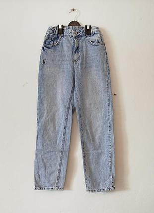 Zara.блакитні джинси мом.164.