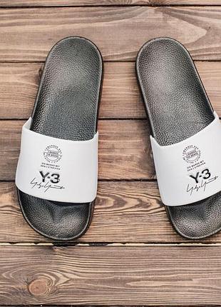 Шлепки adidas y-3 white шлепки сланці тапочки aдідас 43 (27,5)