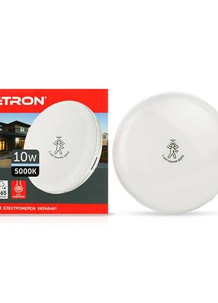 Светодиодный светильник etron communal 1-esp-522-cd 10w 5000к ip65 круг+датчик движения