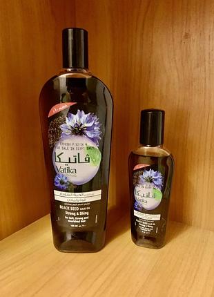 Масло для волосся з чорним кмином - dabur vatika blackseed hair oil 180мл єгипет