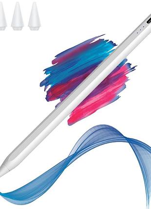 Стилус, совместимый с apple pencil, pen для ipad (2018–2023 гг.) стилусы ipad pencil для ipad 6/7/8/9/10, ipad