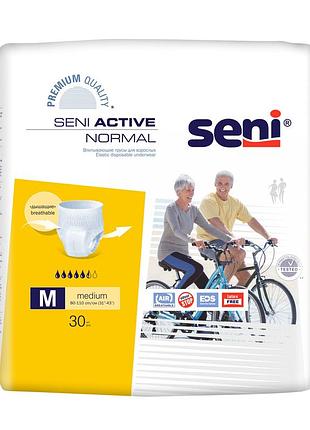 Подгузники-трусики для взрослых seni active normal medium 80-110 см 30 шт