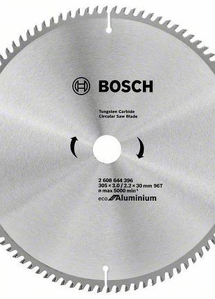 Диск пильный bosch eco for aluminium 305x3,2x30-96t