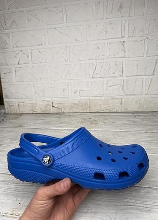 Мужские красивые синие кроксы crocs m 12 45-46