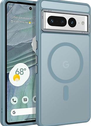 Магнитный чехол yinlai для google pixel 7 pro [совместим с magsafe] поддерживает беспроводную зарядку. тонкий