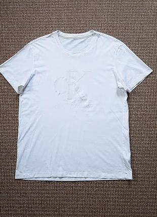 Calvin klein футболка с принтом оригинал (l-xl)