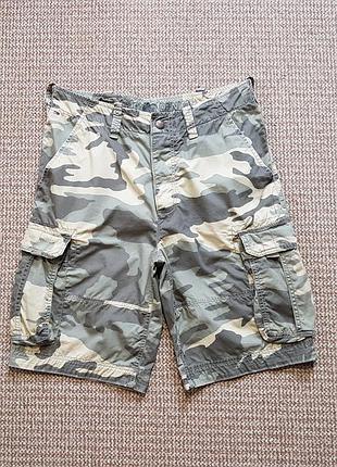 Tommy hilfiger denim louis camo shorts шорты карго оригинал (w34 - l)