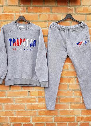 Trapstar london спортивный костюм свитшот и штаны джогеры оригинал (m)