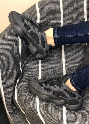 Adidas yeezy boost 500 женские зимние кроссовки с мехом 🆕адидас изи буст 500🆕
