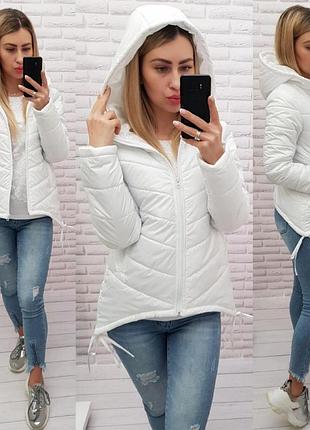 Жіноча демісезонна куртка d210 white 46