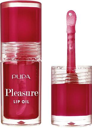 Pupa pleasure lip oil олія для губ 004 juicy cherry
