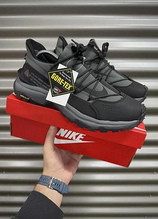 Мужские кроссовки nike acg air terra antarctic black & grey 44 (28 см)