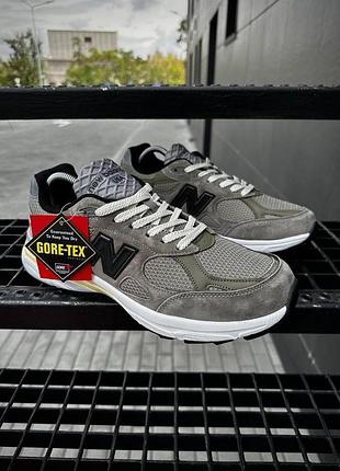 Мужские кроссовки new balance usa 990 gore tex dark green 41 (26 см)