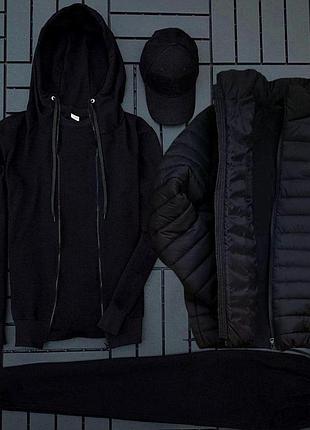 Мужской комплект 5в1 black s