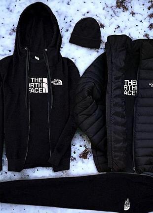 Мужской комплект на флисе 5в1 the north face f17 s
