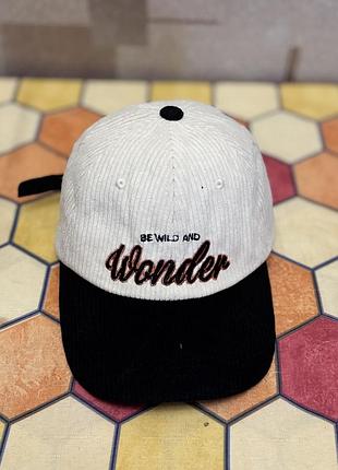 Нова вельветова кепка / бейсболка «wonder»