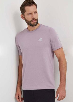 Мужская футболка adidas розовый (ad qt tee lav25 (l))