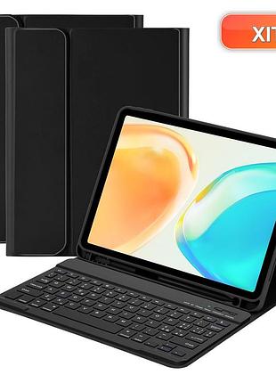 Клавиатурный чехол с клавиатурой gaojie qwerty для ipad air 11 2024/2025 air5 air4 ipad pro 11 черный