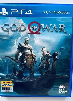 God of war, б/у, английская версия - диск для playstation 4