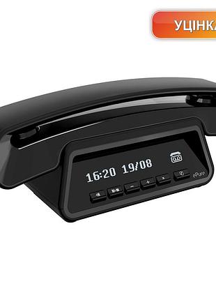 Беспроводной телефон dect alcatel epure premium с автоответчиком 30 мин большой дисплей громкая связь черный