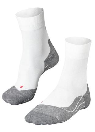 Беговые анатомические носки ru4 endurance унисекс falke бело-серый (16703 white-grey lpp (42-43)