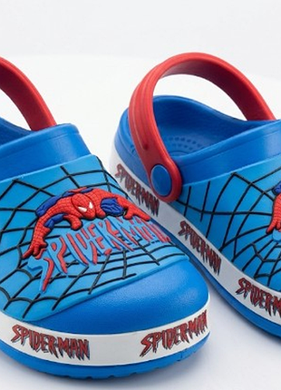 Дитячі сабо для хлопчика marvel spider-man. розмір 8, розмір eur 24-25, довжина устілки 16 см, оригінал