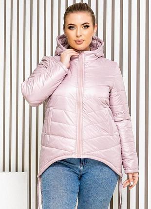 Жіноча демісезонна куртка d210 pink 52