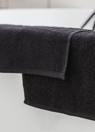 Комплект рушників ecotton 30х30 см махрові 6 шт. серветки для рук 380 г/м² графітовий dark gray