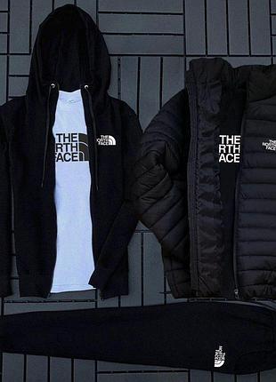 Мужской комплект на флисе 4в1 the north face f22 s