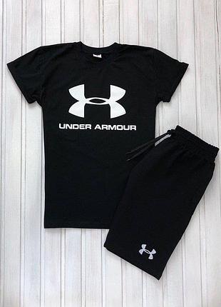 Мужской комплект 2в1 under armour f3 (футболка + шорты) s