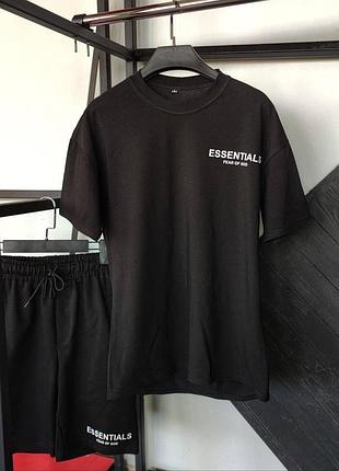 Мужской комплект 2в1 essentials f15 (футболка + шорты) s