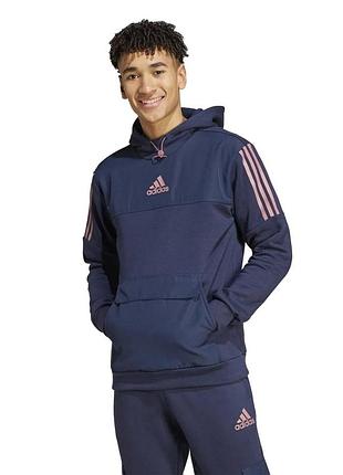 Толстовка adidas utility на флисе мужская синий (azb011 ad blue lav25 (xl)