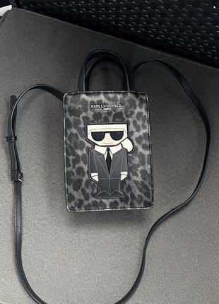 🖤 стильна міні-сумка karl lagerfeld (оригінал)