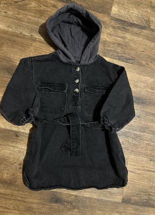 Джинсова туника zara
