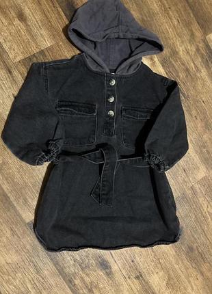 Джинсова туника zara 2