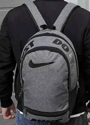 Рюкзак серый спортивный nike, рюкзак городской для ноутбука, рюкзак для парней дорожной 5