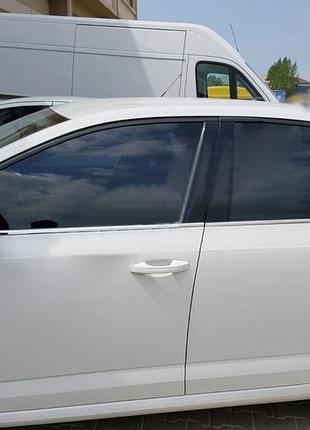 Окантовка окон (6 шт, нержавейка) для skoda octavia iii a7 2013-2019 гг