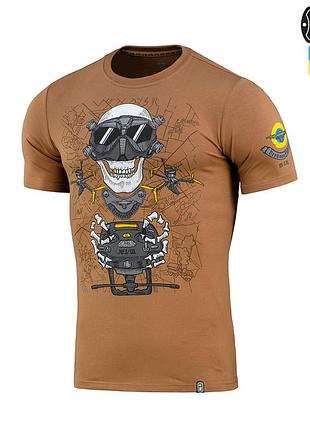 Тактическая футболка drohnenführer коричневая (coyote c768 brown) l