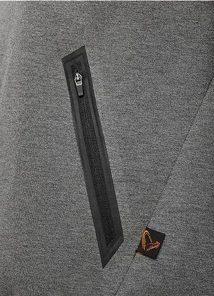 Реглан savage gear tec-foam hoodie xxl dark grey melange